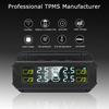 ROWCES Tire Pressure Monitoring System, Solar Powered TPMS, 5 Alarm Modes, Auto Backlight LCD Display, 4 Sensors 0-81 PSI