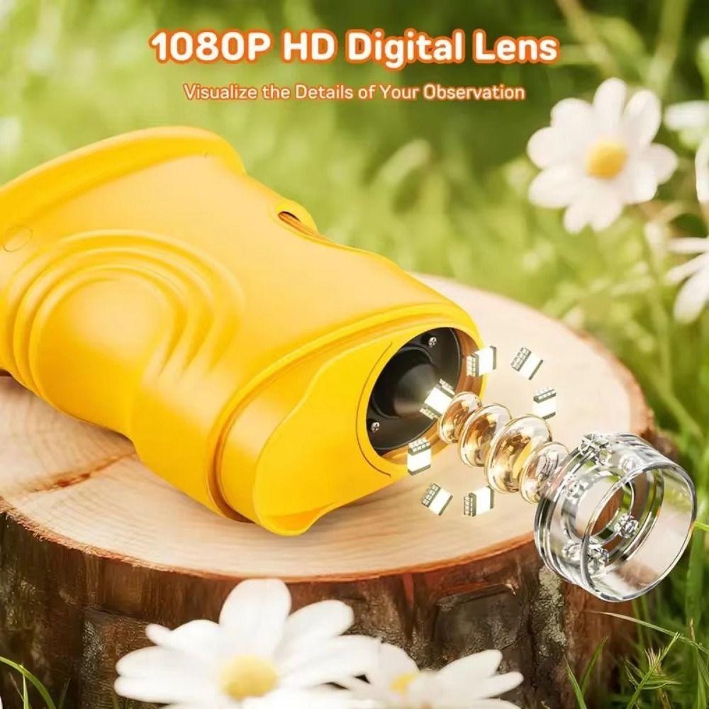 Portable Handheld Digital Microscope HD Mini Microscope Handheld Magnifying Glass for Children