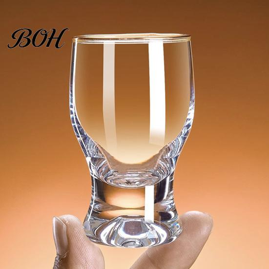 Verres à boire classiques incurvés Mini verre snifter avec base lestée ergonomique, Verres de dégustation transparents, Verres élégants pour fête, Confortable