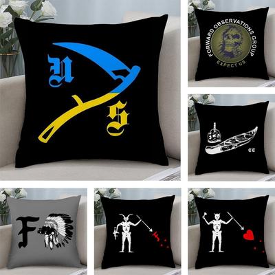 Forward OObservations Group Cushion Cover Soft Plush Fabric DoubleSided Printed Sofa Cushion Cover for All Seasons Home Decor
