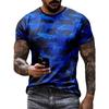 Camouflage Print Men's Tshirt Casual Comfortable Streetwear 3D Summer Outdoor Short Sleeve Crew Neck Sports Top Training T-shirt