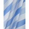 Women Striped Mid Length Straight Skirt Casual Daily Wear