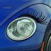 Schattige Wimper Auto Stickers 2 Paren Koplamp Stickers, Grappige Auto Koplamp Decals, Eenvoudig Aan te Brengen Voertuig Plakker voor Kever Auto's, Motoren,