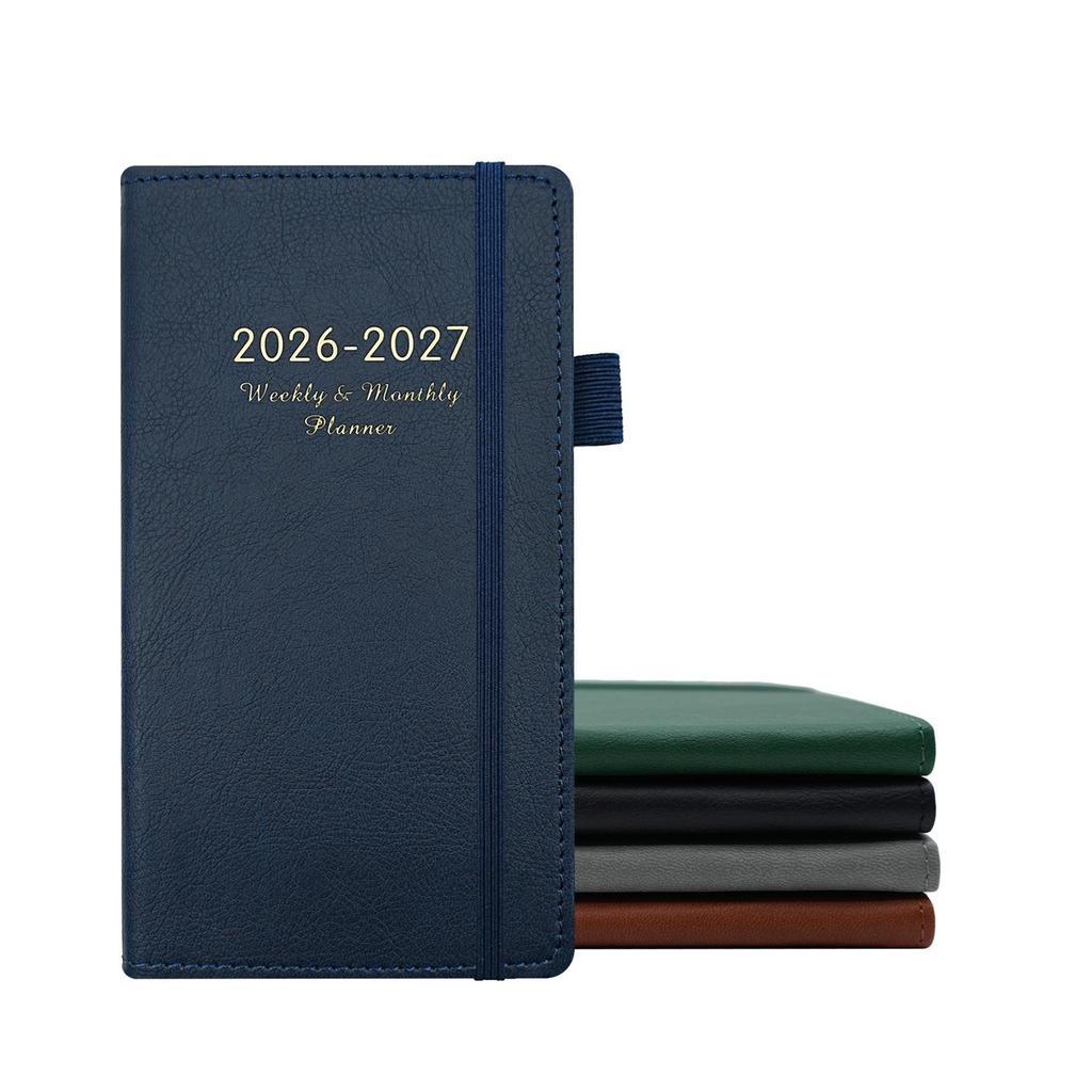 English Weekly Planner Soft Cover (24 Sizes) - Customizable Schedule Book 26-27