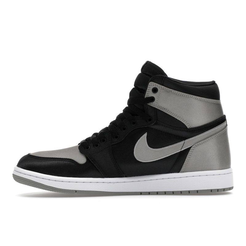 Air Jordan 1 Retro High OG Satin Shadow Nero Grigio Scarpe da Ginnastica Retro da Basket da Donna FD4810-010