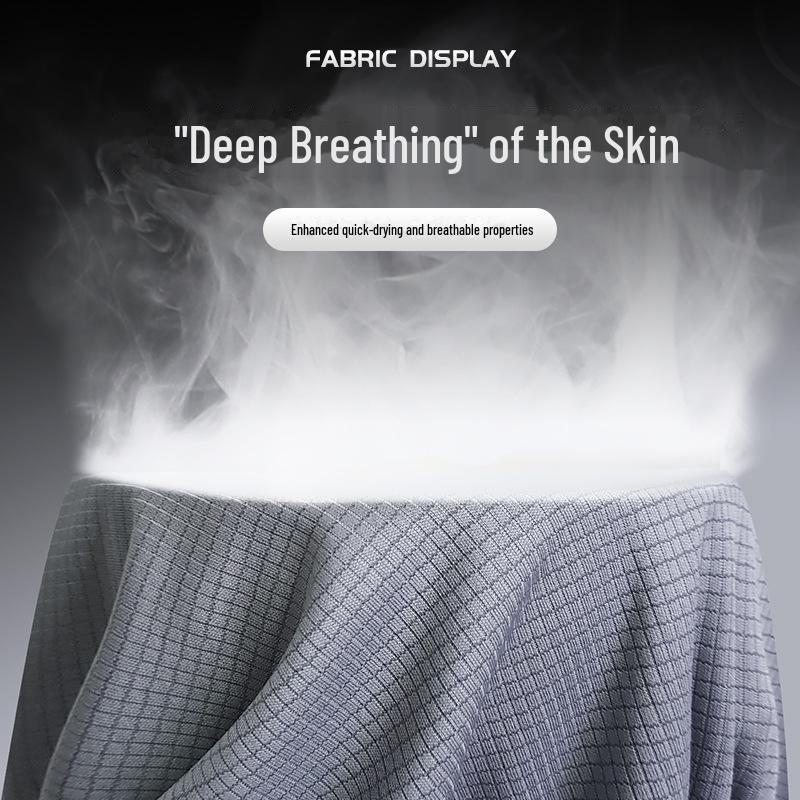 Men's Quick-Dry Summer Sports T-Shirt - Breathable, Loose Fit for Fitness, Running, and Basketball, Round Neck, Short Sleeves.