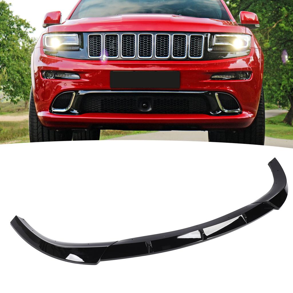 Front Bumper Lip Spoiler 3 Parts Lightweight Anti Scratch Sporty Look Decorative for  