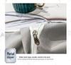Solid Color Washed Cotton Quilt Cover with Simple Embroidery