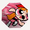 Powerpuff Girls, Buttercup Automatic Opening and Closing, 8 rib Structure Portable Umbrella, Suitable for Men and Women in All Seasons  Perf