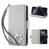 Carina custodia a portafoglio in pelle con coniglio e fiore 3D, supporto per telefono, per iPhone 17 Air 16 15 PM 14 13 12 11 Pro Max XR XS SE 16e 6 7 8 Plus, slot per schede, cover a libro