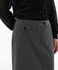 Musinsa Standard Woman Women'S Straight Maxi Skirt [Medium Grey]