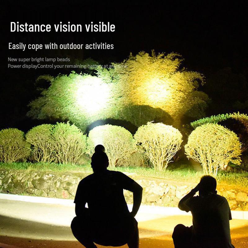 Rechargeable Xenon Headlamp: Super Bright, Long-Range Flashlight for Night Fishing, Mining, Outdoor Adventures.