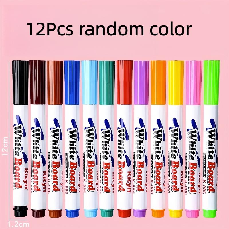 12Pcs Magical Water Painting Pen Toy Markers Floating Ink Pen Doodle Water Pens Montessori Early Education Toy Art Supplies