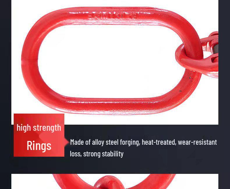 G80 Manganese Steel Lifting Chain Sling with Hook