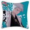 Hot Anime Bleach Ichigo Pillow Covers Cartoon Sofa Decorative Home Double-Sided Printing Short Plush Cute Cushion Cover
