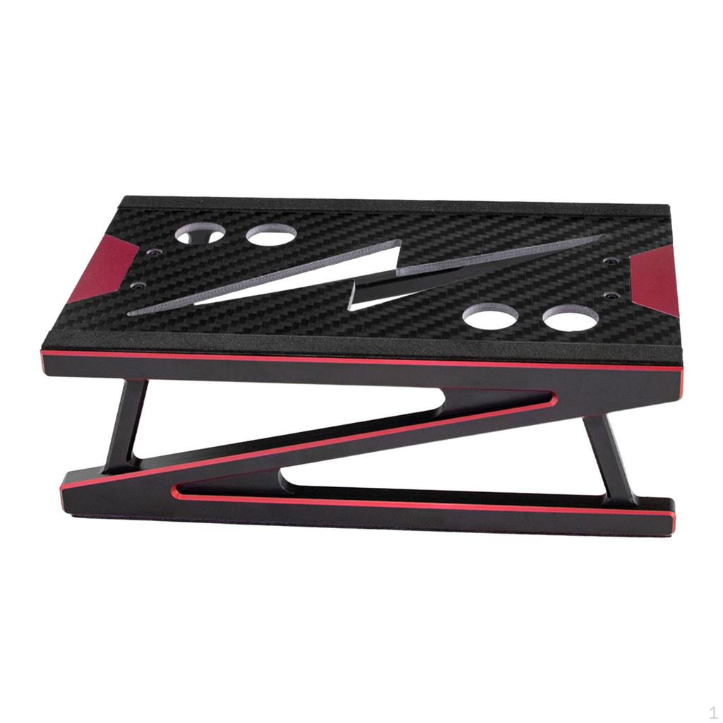 Aluminum Car Work Stand Repair 1/8 1/10 Scale Model for Truck Cars