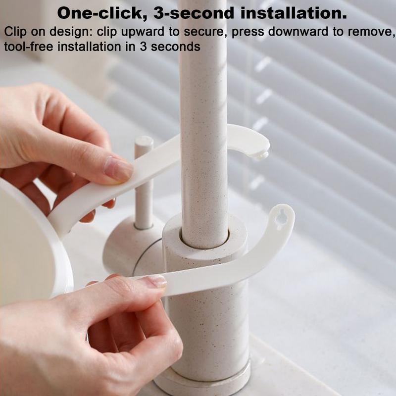Sink Hanging Strainer Basket Detachable Openable Bottom Cover Kitchen Garbage Filter Multifunctional Quickly Drain