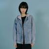 Hooded Contrast Wash Pocket Denim Jacket As1dz260