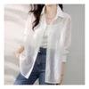 Navava Men Simple Thin Summer Sheer Shirt Nb1567