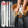 6Pcs Premium Stainless Steel Nail Care Manicure Pedicure Set,Sharp Nail Clippers,Cuticle Remover,Nail File,Multifunctional Nail Easy To Clean Home Use