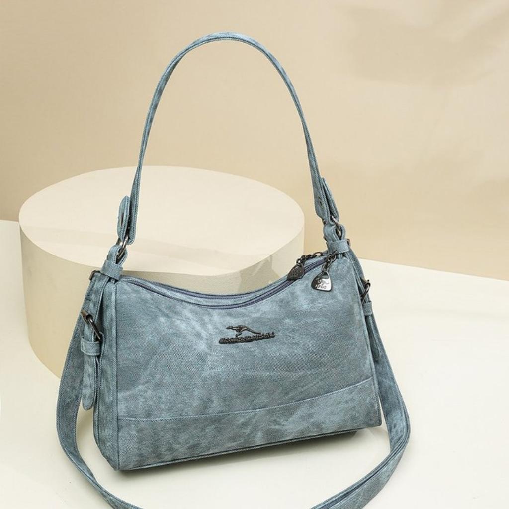 Xeie Thuk Shoulder Crossbody Handbag Women PU Adjustable Strap Daily Commute