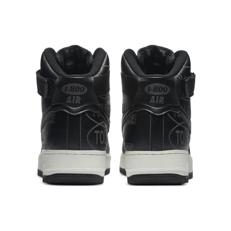 Nike Air Force 1 High '07 Premium 'Toll Free Pack   Black' Sneakers CU1414-001