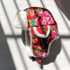 Cappello da pilota imbottito in cotone con protezione per le orecchie, da uomo e da donna, con grande fiore in tessuto Lei Feng