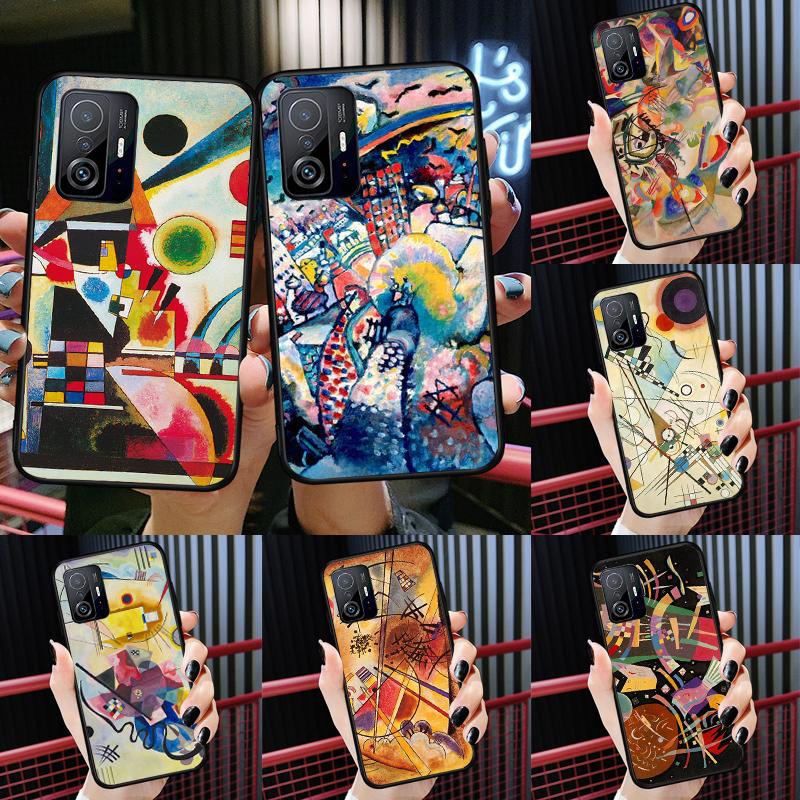 Wassily Kandinsky Abstract Artistic Case For Xiaomi POCO X7 X6 X5 X3 Pro F3 F5 F6 M6 Pro 13 14 Ultra 11T 12T 13T 14T Pro Cover
