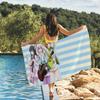 Cute Super Sonico Towel Quick Drying Beach Towels Are Suitable For Swimming Pools Camping Yoga And The Gym