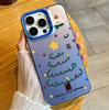 Applicable to Apple 11/11pro mobile phone case simple Xiaomi large hole colored silver Huawei autumn and winter mate line Christmas tree
