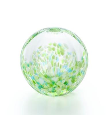 Aderia (ADERIA) Tsugaru Glass Vase, Summer Countryside Design, Made In Japan, Gift Boxed, Stylish Glass Vase, Holds Dried Flowers, Gift for Women,