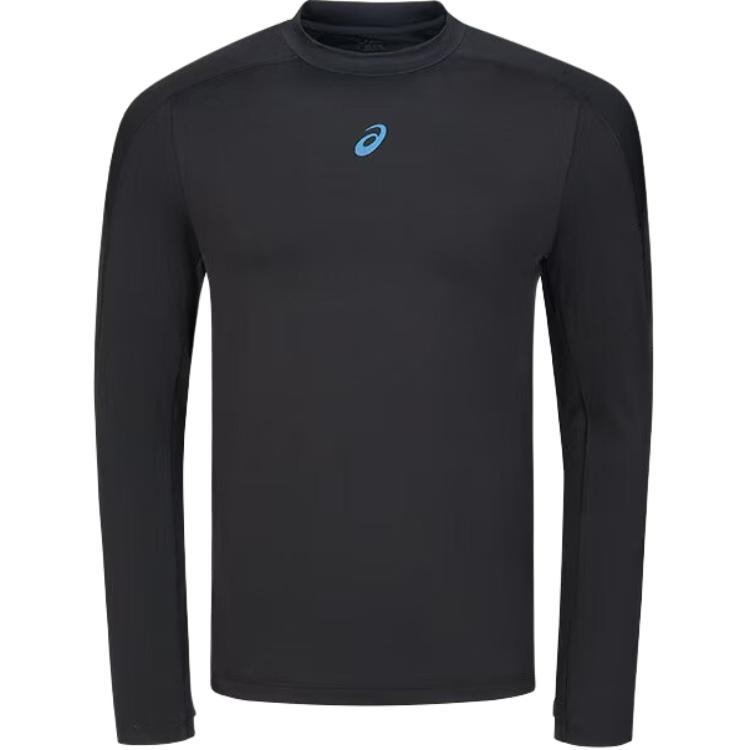 Asics Running Apparel Series Moisture Wicking Pullover Crew Neck Long Sleeve T-Shirt Men Tops Black 2011D321-001