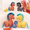 Horse Mascot Rich Cloth Horse Plush Toy New Year's Doll Doll Company Annual Meeting Gift