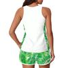 Womens Two Piece Tankini Swimsuits 2026 Tummy Control Athletic Tank Top with Printed Swim Shorts Pockets S 6XL