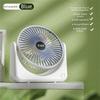 Rechargeable Desktop Mini Fan Strong Wind Silent Design Portable Electric Fan High Air Volume Lightweight TriPole Desk Fan