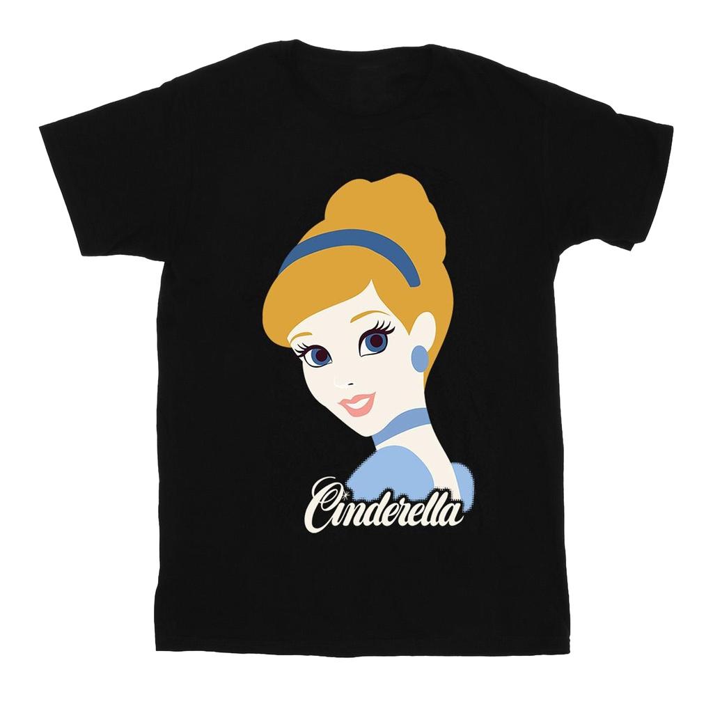 Cinderella Girls Silhouette Cotton T-Shirt