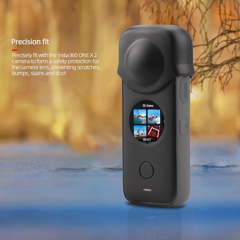 

Объектив Защитная обложка Силиконовый корпус для Insta360 ONE X2 Панорама камеры