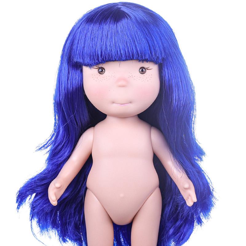 New Mia 24Cm Vinyl Naked Dolls With Movable Joints Waldorf Diy Custom Play Dolls For Kids Pretend Play Handmade Craft Toys