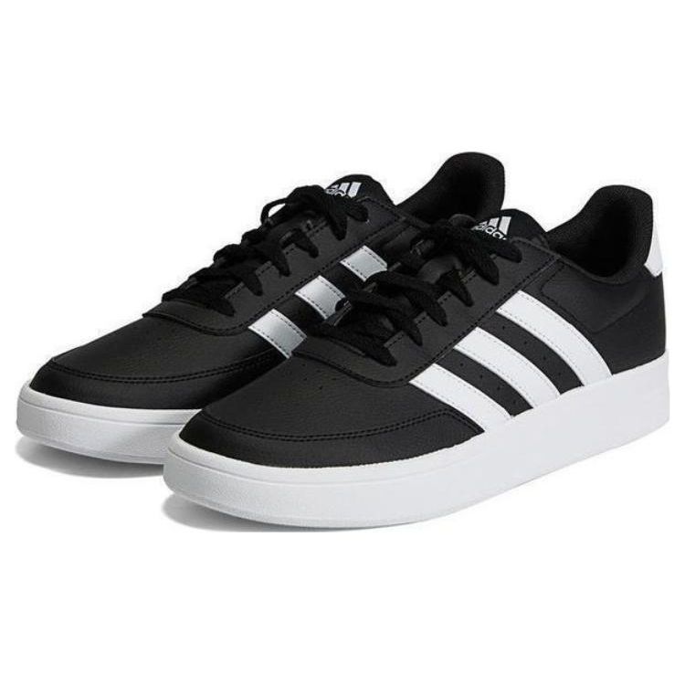 Adidas Bravada 2.0 Synthetic Leather Comfortable Versatile Slip-Resistant Durable Low-Top Skate Shoes Men Sneakers Black White HP9425