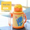 Kaboton Kids Cartoon Insulated Stainless Steel Straw Bottle