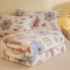 Soft Bed Sheet Cartoon Bear Thickened Winter Warm Blanket Version Bed Cover Queen King Bedspread Home Decor Coverlid 1.8/2m
