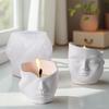 Flexible Face Planter Mold Heat Resistant Decorative Container Molds Flower Pot Mold  Wedding Decor