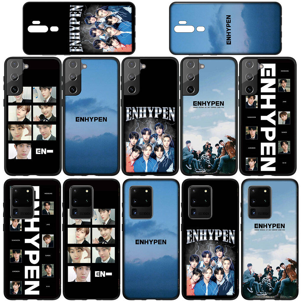 Cover for iPhone 17 16 15 Xiaomi Poco Redmi Note 14 13 12 11 Pro Max 9 16e Samsung Galaxy S25 S24 S23 A07 A17 OPPO Huawei ENHYPENs Kpop Phone Case