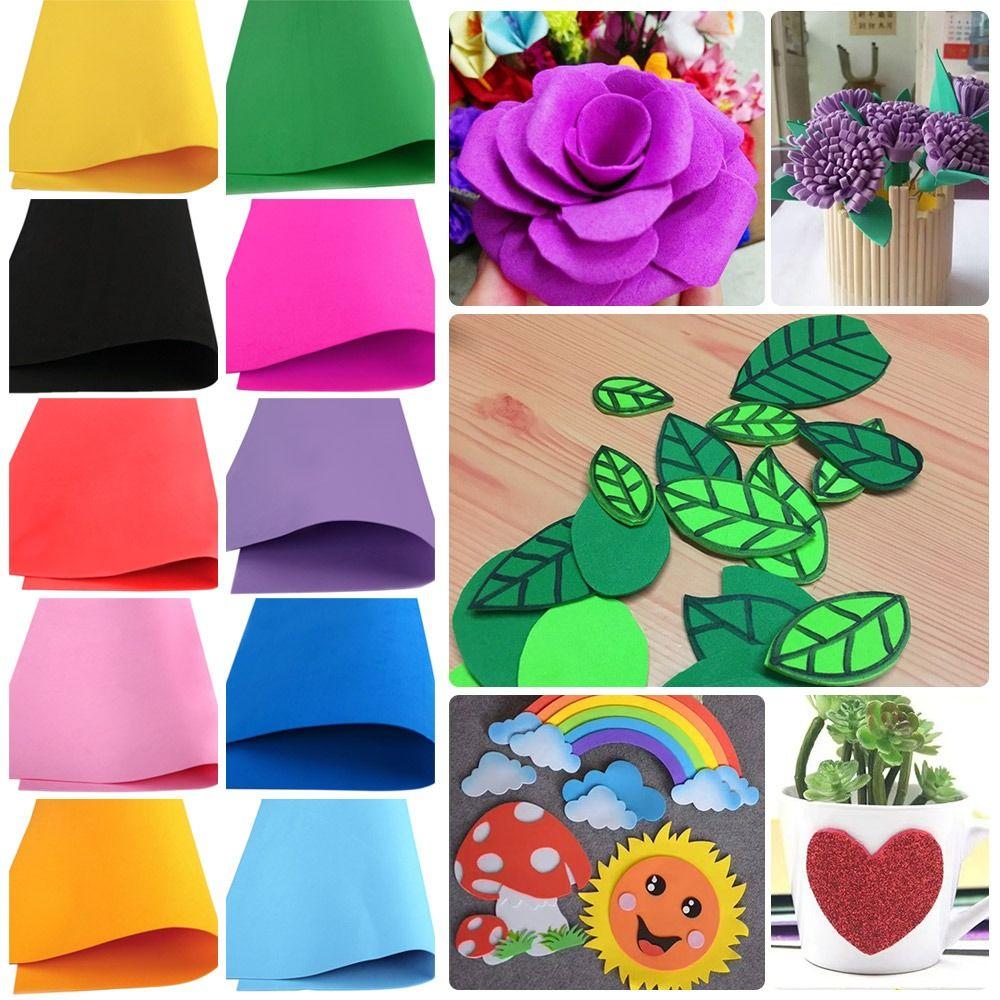 1mm Thick Sponge Paper EVA DIY Cut Paper New PE Paper  Kids Baby