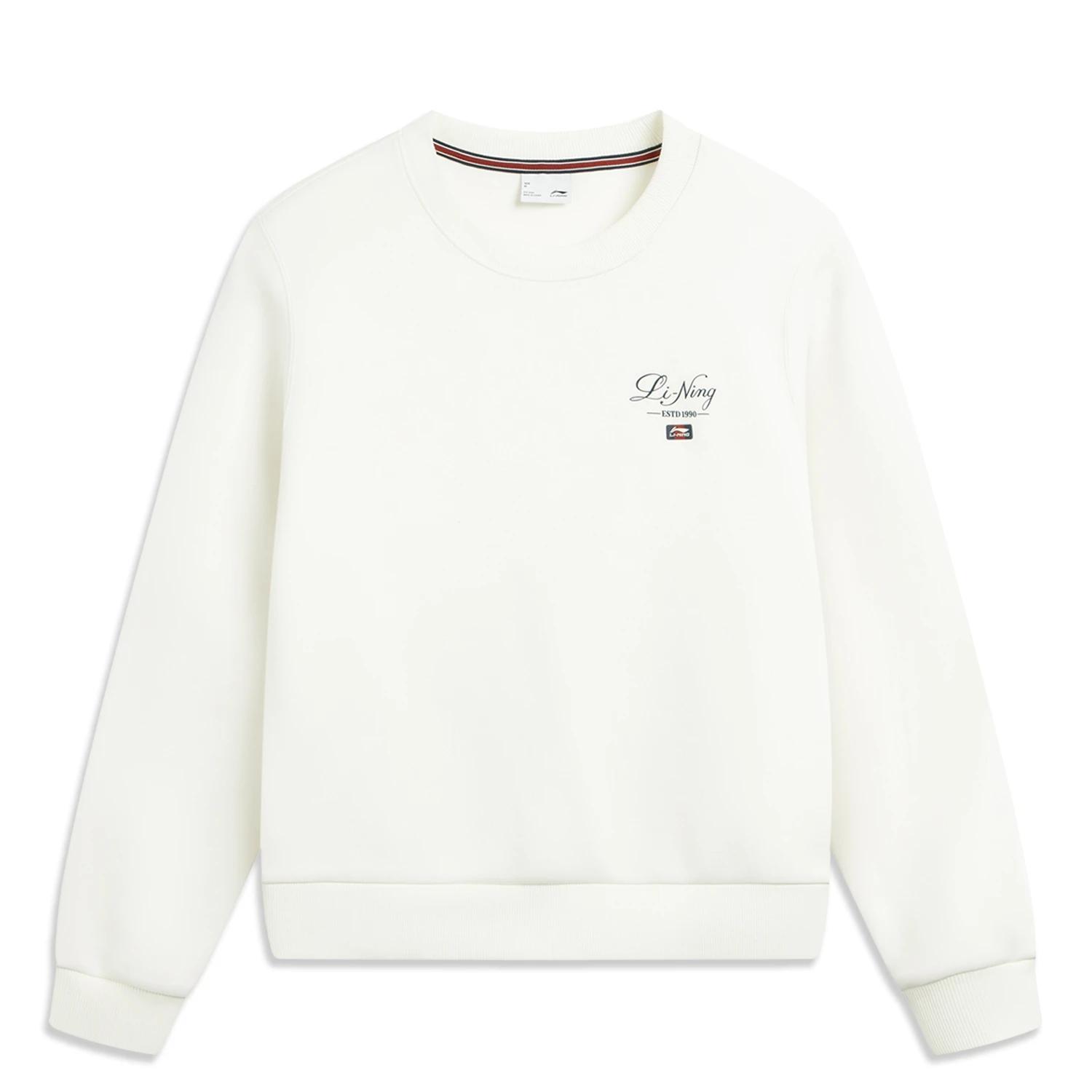 Li-Ning Comfortable Loose Pullover Sweatshirt Women tops AWDW156-5 L