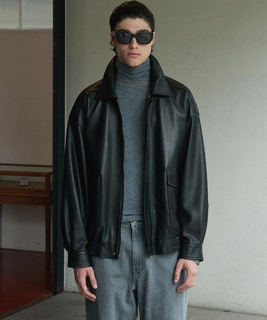 Verdemar Vegetable Lambskin Overfit Blouson Men