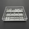 Watch Compartment Organizer with Clear Lid Transparent Tray Compact