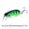 CC50Submerged Small Fat Lure Set5CM7GHighly Bionic Lure Freshwater and Saltwater Universal Long Cast Micro Bait Fake Fish Bait