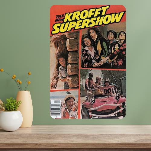 Новое Шоу Кроффта Классическое Телешоу Металлическая Плакат-Вывеска 20x30cm（7.8x11.8inch）