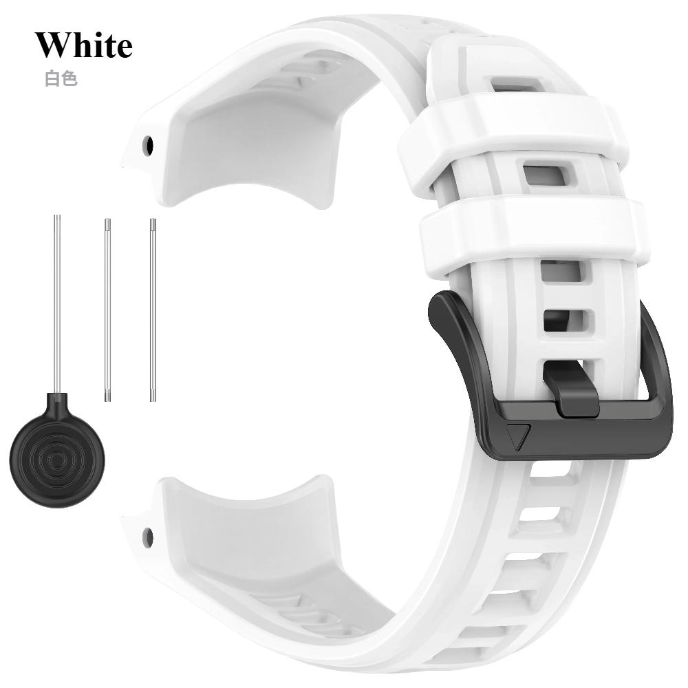 

Силиконовый ремешок для Garmin Instinct 3 Amoled 50мм 45мм Оригинальный официальный браслет для Garmin Instinct 3 Solar 45мм 50мм Ремешок Instinct 3 45mm белый